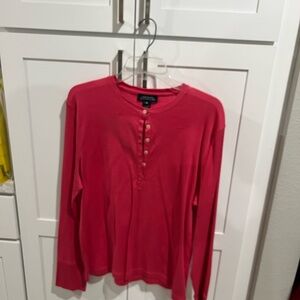 Jones New York Pink Long Sleeve Top